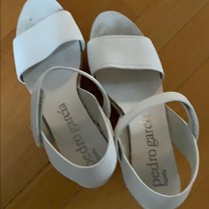 Pedro Garcia leather platform sandals